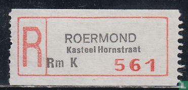 ROERMOND - Kasteel Hornstraat - Rm K
