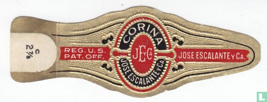 J.E.y Cª Corina Jose Escalante y Ca - Reg. US Pat. Off. - Jose Escalante y Cª - Afbeelding 1