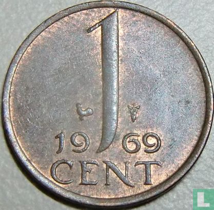 Nederland 1 cent 1969 (haan) - Afbeelding 1