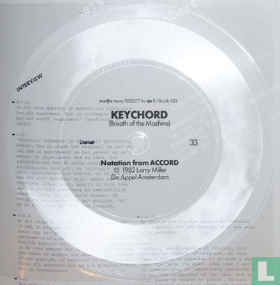 Keychord (Breath of the Machine) - Notation of ACCORD - Image 1