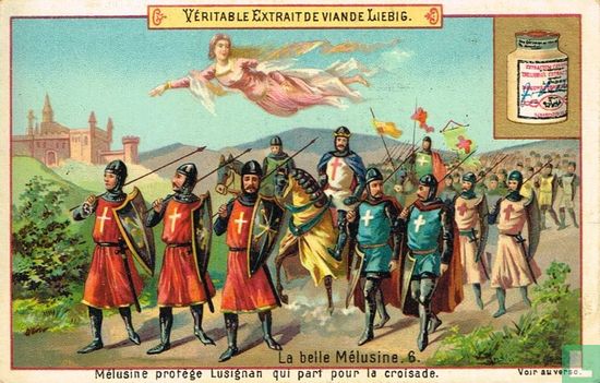 Mélusine protège Lusignan qui part pour la croisade - Image 1