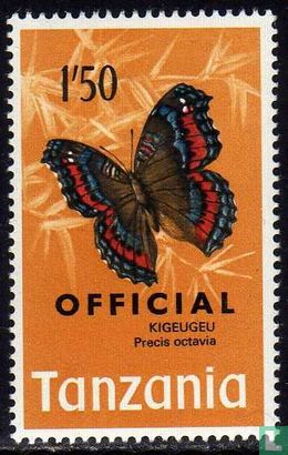 Butterflies with overprint