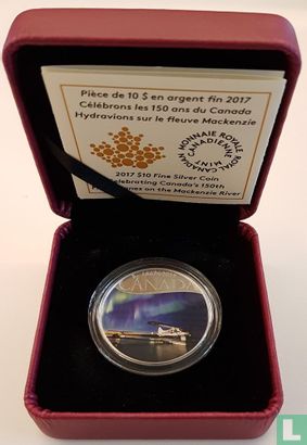 Canada 10 dollars 2017 (PROOF) "150th anniversary of the Canadian Confederation - Float planes on the Mackenzie river" - Image 3