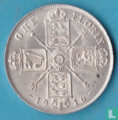 Verenigd Koninkrijk 1 florin 1916 - Afbeelding 1