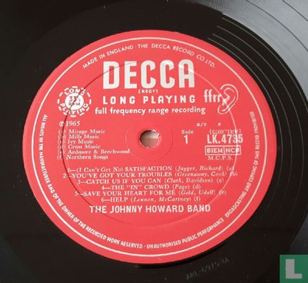 The Easy Beat Sound of The Johnny Howard Band - Afbeelding 3