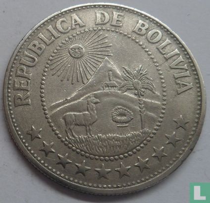 Bolivien 1 Peso Boliviano 1969 - Bild 2