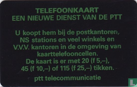 Telefoonkaart, nieuwe dienst van de PTT - Bild 2