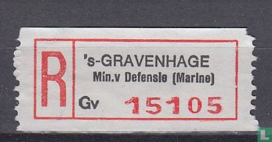 's-GRAVENHAGE Min.v Defensie (Marine) Gv