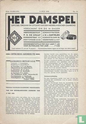 Het Damspel 13 - Afbeelding 1