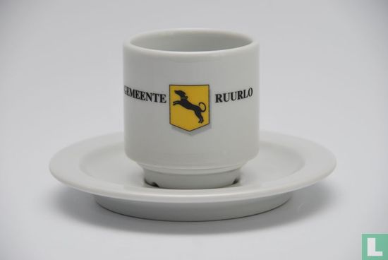 Koffiekop en schotel Gemeente Ruurlo 2 - Image 1