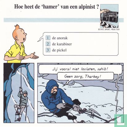 Kunst, Sport en Vrije tijd: Hoe heet de 'hamer' van een alpinist? - Image 1