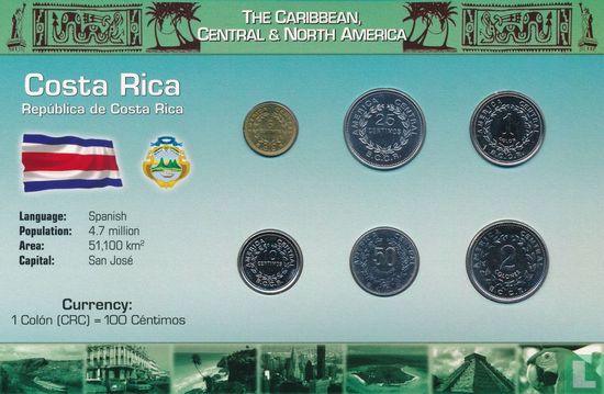 Costa Rica combinatie set "Coins of the World" - Afbeelding 2