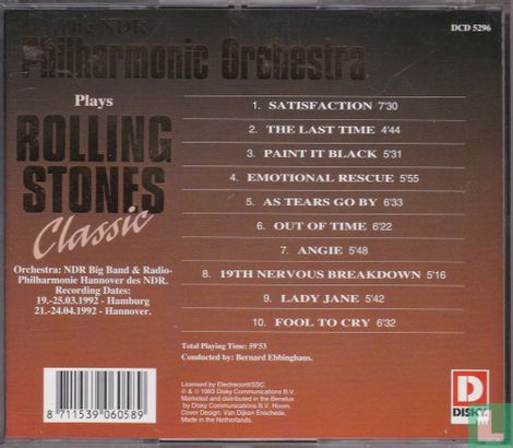 The NDR Philharmonic Orchestra plays Rolling Stones - Afbeelding 2