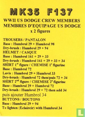 WWII US Dodge crewmembers - Image 2