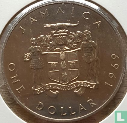 Jamaïque 1 dollar 1969 - Image 1