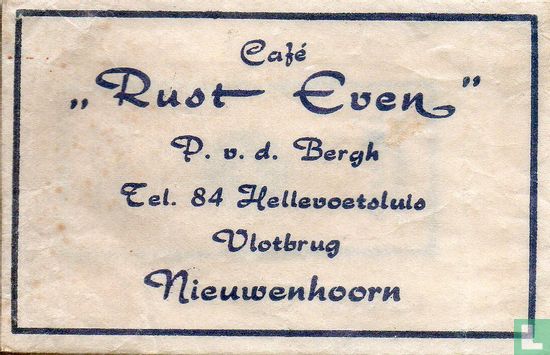 Café "Rust Even" - Afbeelding 1