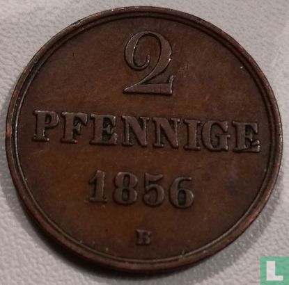 Hannover 2 pfennige 1856 - Image 1
