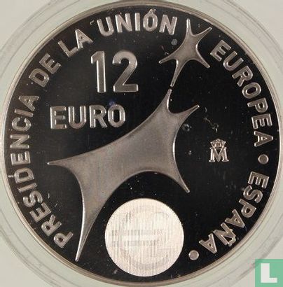 Spain 12 euro 2002 (PROOF) "Presidency of the European Union Council" - Image 2