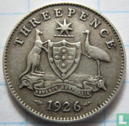 Australia 3 pence 1926 - Image 1