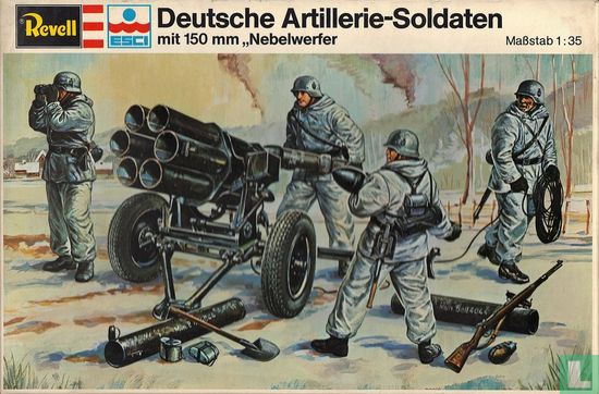 Deutsche Artillerie Soldaten Mit 150 mm "Nebelwerfer" - Bild 1