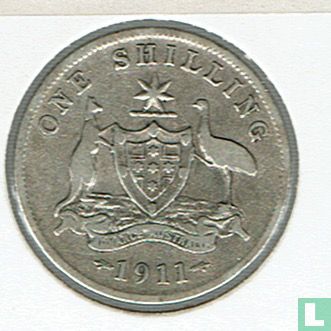 Australia 1 shilling 1911 - Image 1