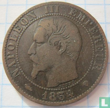 Frankrijk 5 centimes 1854 (MA) - Afbeelding 1