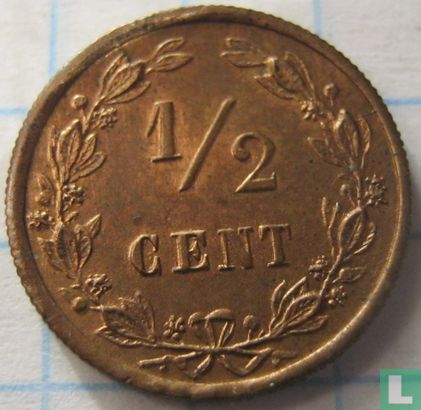 Netherlands ½ cent 1884 - Image 2