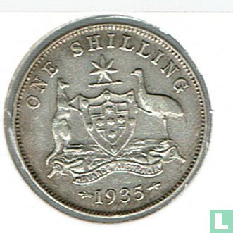 Australie 1 shilling 1935 - Image 1