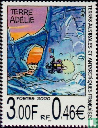 Space Shuttle Orbiter and Adélie Land