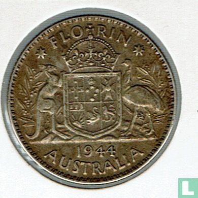 Australië 1 florin 1944 (geen muntteken) - Afbeelding 1