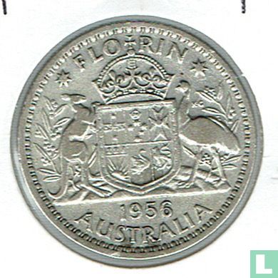 Australië 1 florin 1956 - Afbeelding 1