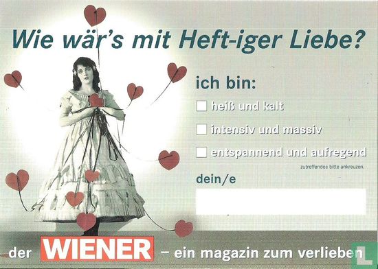 der Wiener "Wie wär´s mit Heft-iger Liebe?" - Afbeelding 1