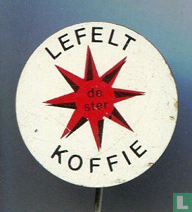 Lefelt koffie De Ster [rood] 
