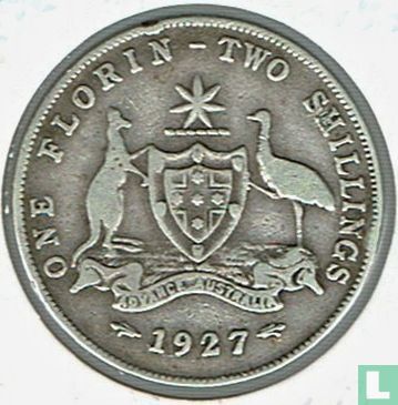 Australie 1 florin 1927 - Image 1