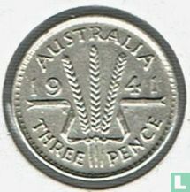 Australië 3 pence 1941 - Afbeelding 1