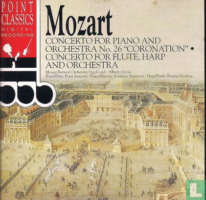 W.A. Mozart Concerto for Piano and Orchestra No.26 "Coronation", Concerto for Flute, Harp and Orchestra - Afbeelding 1