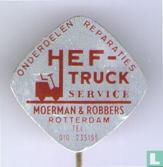 Onderdelen reparaties Hef-truck service Moerman & Robbers Rotterdam Tel. 010-235155
