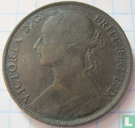 Verenigd Koninkrijk 1 penny 1884 - Afbeelding 2