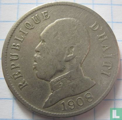 Haïti 50 centimes 1908 - Image 1