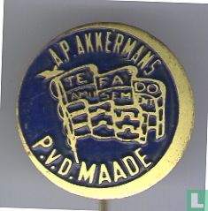 A.P. Akkermans Tefadoamusement P. v.d. Maade