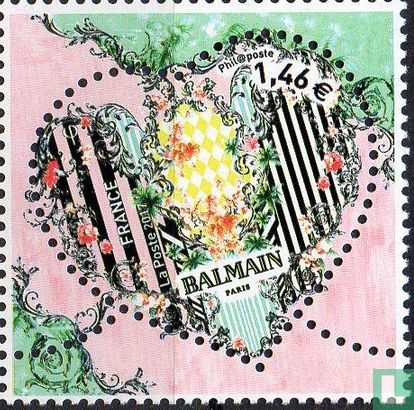 Balmain heart stamp