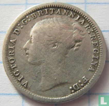 Vereinigtes Königreich 3 Pence 1873 - Bild 2