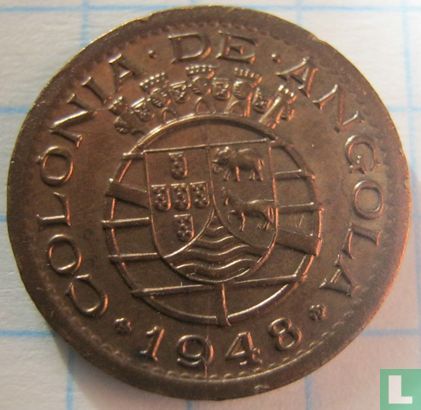 Angola 10 centavos 1948 "300th anniversary Revolution of 1648" - Image 1