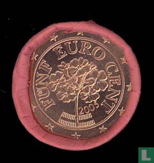 Autriche 5 cent 2005 (rouleau) - Image 2