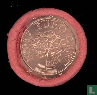 Austria 5 cent 2008 (roll) - Image 2