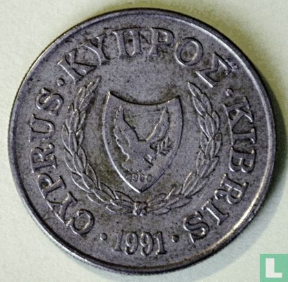 Cyprus 20 cents 1991 - Afbeelding 1