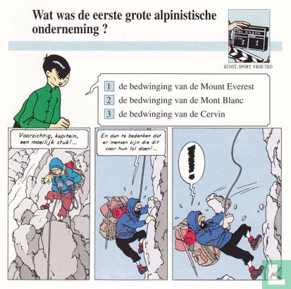 Kunst, Sport en Vrije tijd: Wat was de eerste grote alpinistische onderneming? - Bild 1