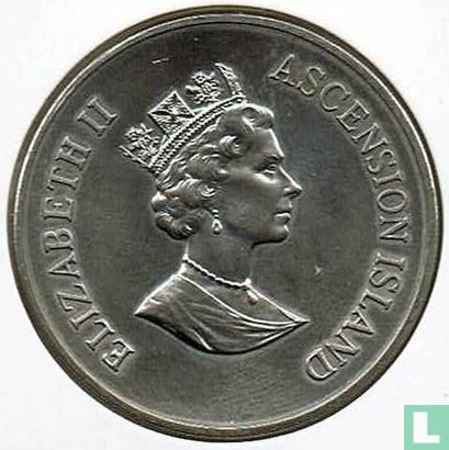 Ascension 50 Pence 1996 "70th birthday of Queen Elizabeth II" - Bild 2