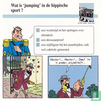 Kunst, Sport en Vrije tijd: Wat is 'jumping' in de hippische sport? - Bild 1