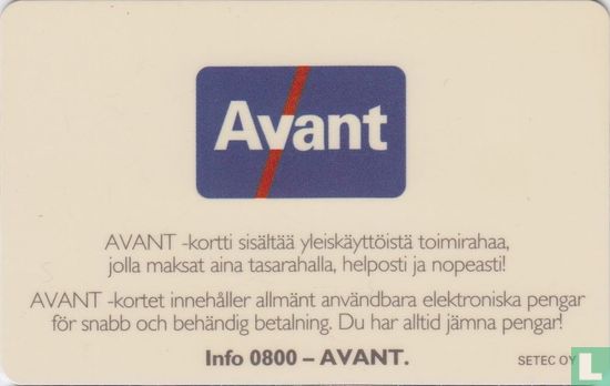 Avant toimirahakortti - Afbeelding 2